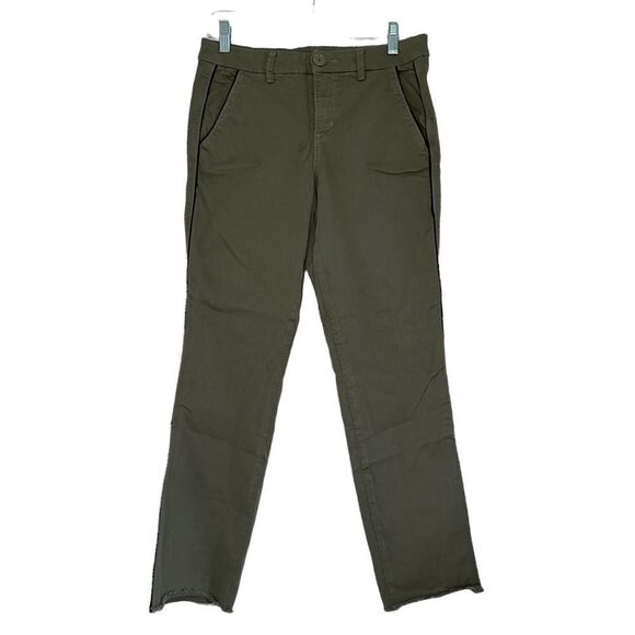 Level 99 Army Green Cropped Pant - 25 - Picture 1 of 7